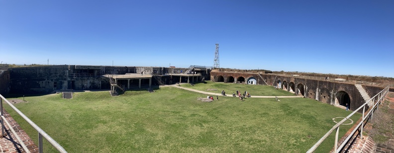 Fort Morgan Interior Panorama